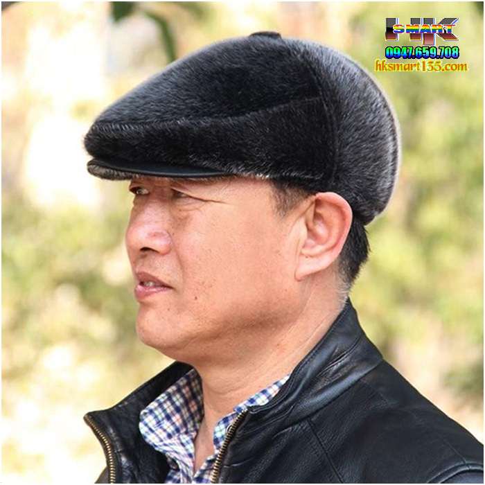 Mũ beret dạ lông dành cho người cao tuổi