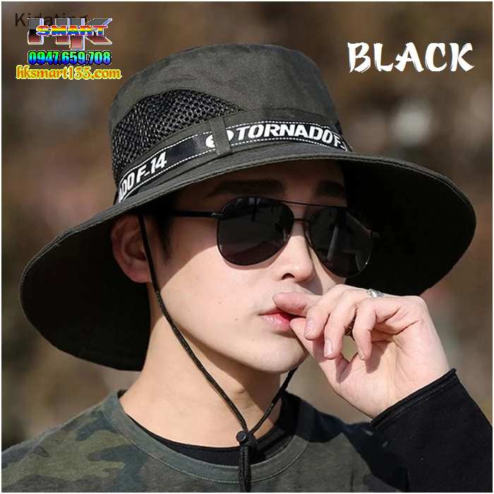 Mũ Bucket Tornado F14- Mũ Vải Tai Bèo Thời Trang Nam Nữ Vành Rộng Chống Nắng