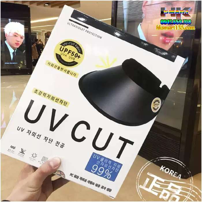 Mũ lưỡi trai nửa đầu chống nắng Hàn Quốc