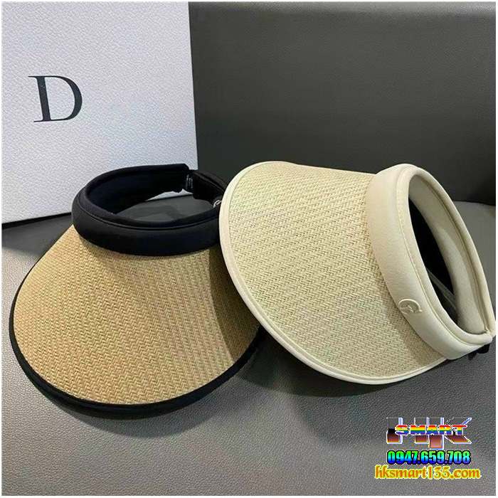 Mũ cói nửa đầu chống nắng kiểu Nhật bản