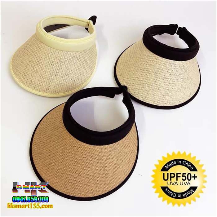 Mũ cói nửa đầu chống nắng kiểu Nhật bản