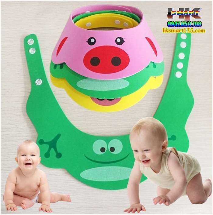 Mũ chắn nước gội đầu cho bé