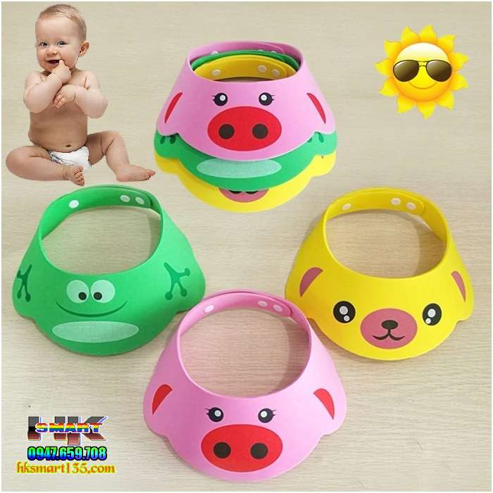 Mũ chắn nước gội đầu cho bé