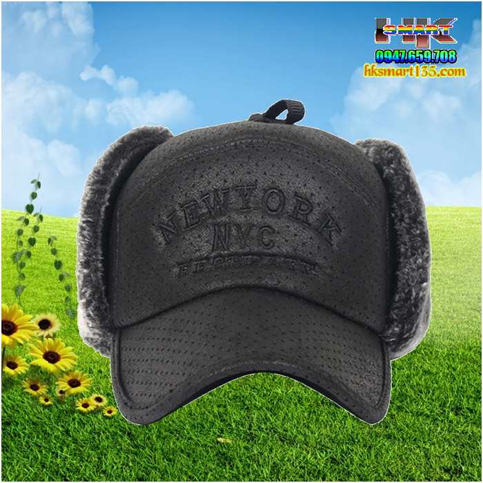 Mũ Lưỡi Trai Bịt Tai Lót Lông