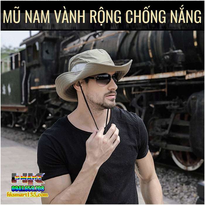 Mũ bucket Nam (mũ tai bèo nam)
