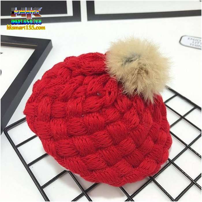 Mũ nồi len cho bé