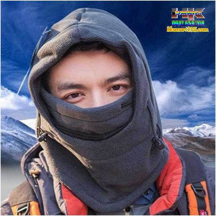 Mũ trùm đầu kiêm khẩu trang Caxa