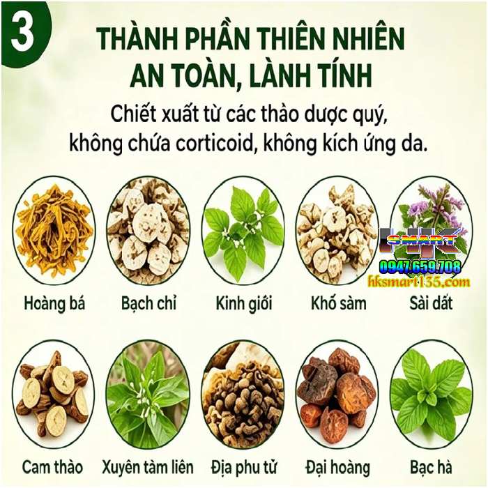 Nấm Vương Hồng Kông Hũ Vàng 50gr-Chuyên Trị Nấm Ngứa, Hắc Lào Tổ Đỉa, Ghẻ, Á Sừng, Dị Ứng, Mề Đay, Viêm Da Cơ Địa