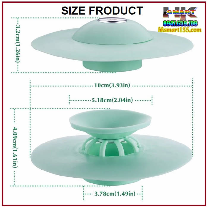 Nắp Chặn Chống Tắc Bồn Rửa Bồn Tắm