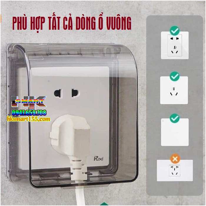 Nắp Đậy Ổ Điện Trong Suốt Chống Nước