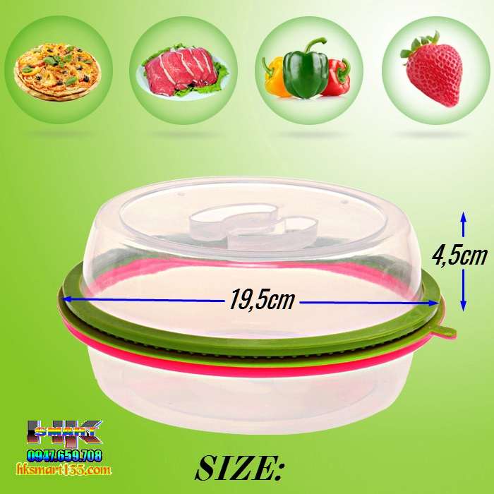 Nắp đậy thức ăn đa năng hít chân không