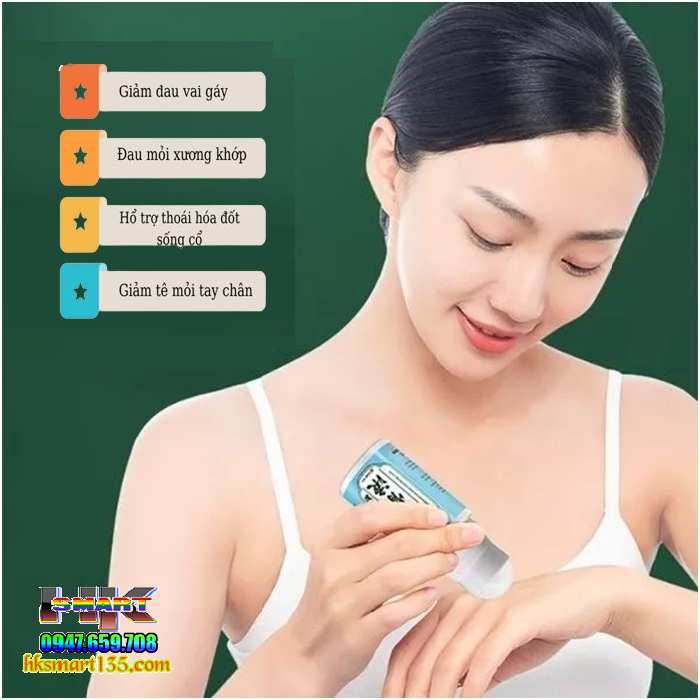 Dầu Nóng Cạo Gió Đả Thông Kinh Lạc Cổn Cổn Thông Dạng Lăn 50ml- Giúp Cải Thiện Đau Cổ Vai Gáy Giảm Đau Nhức Xương Khớp