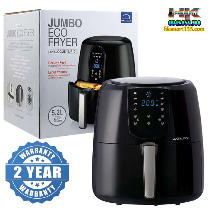 Nồi chiên không dầu Lock&Lock đa năng