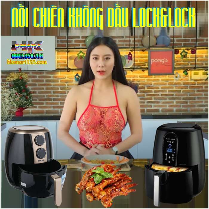 Nồi chiên không dầu Lock&Lock đa năng