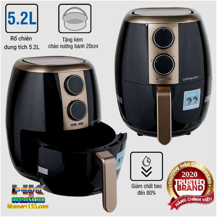 Nồi chiên không dầu Lock&Lock đa năng
