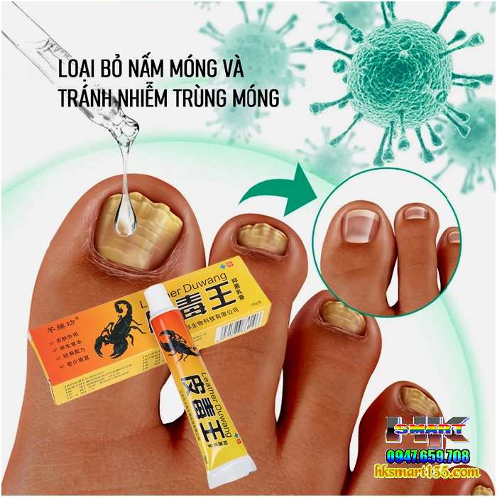 Kem Bọ Cạp Đen Thảo Mộc Trị Nấm Da Móng Tay Chân 15gr