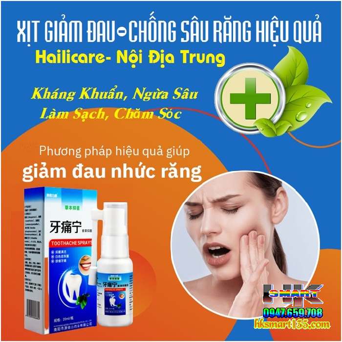 Chai xịt chăm sóc răng ANNIES giảm đau/ ngừa sâu răng 20Ml