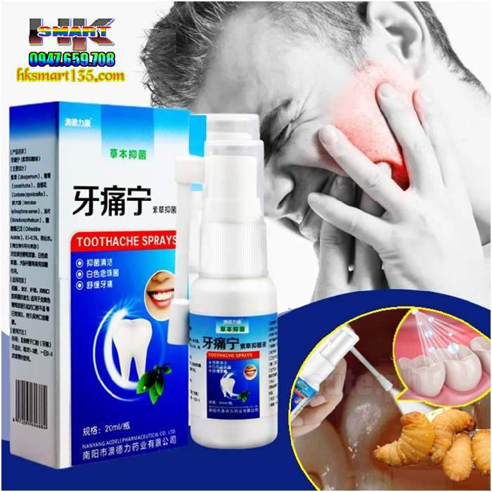 Chai xịt chăm sóc răng ANNIES giảm đau/ ngừa sâu răng 20Ml