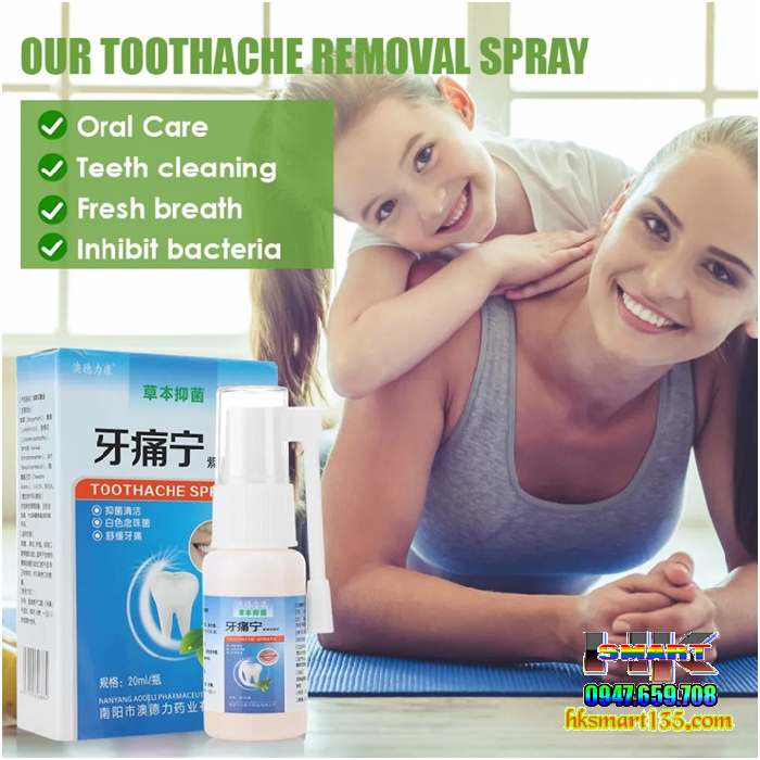 Chai xịt chăm sóc răng ANNIES giảm đau/ ngừa sâu răng 20Ml