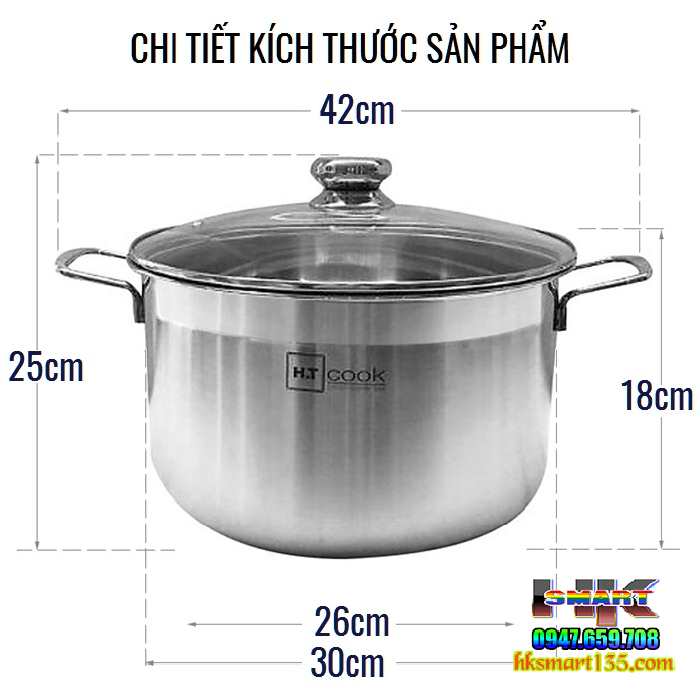 Nồi Luộc Gà Inox Siêu To Khổng Lồ