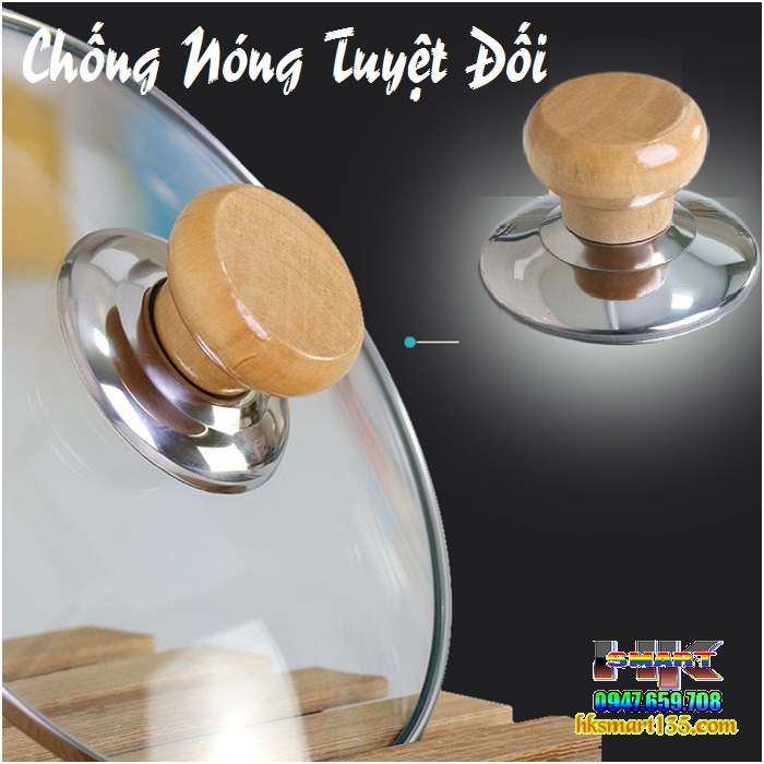 Núm thay thế cho nắp vung nồi- xoong- chảo