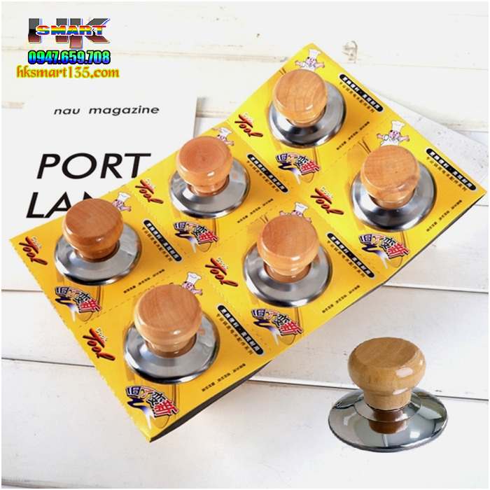 Núm thay thế cho nắp vung nồi- xoong- chảo