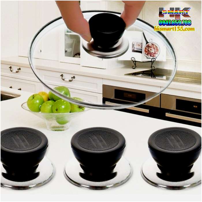 Núm thay thế cho nắp vung nồi- xoong- chảo