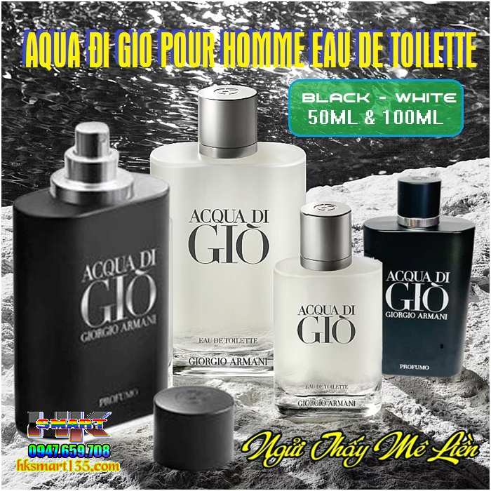 Nước Hoa Aqua Đi Gio Pour Homme Eau De Toilette 100ml-hương Thơm Kinh Điển