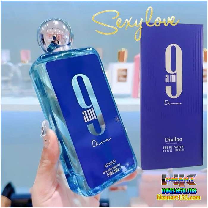 Nước Hoa Dubai 9am & 9pm Diviloo 100ml Sang Trọng Lôi Cuốn Trẻ Trung