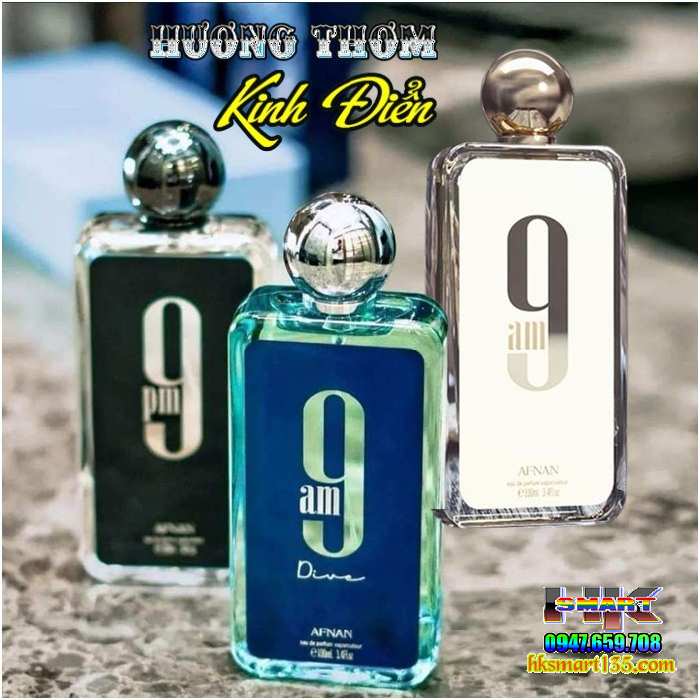 Nước Hoa Dubai 9am & 9pm Diviloo 100ml Sang Trọng Lôi Cuốn Trẻ Trung