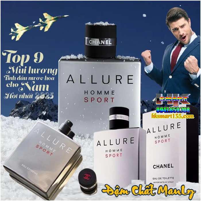 Nước Hoa Nam Alure Home Sport 100ml hương Thơm Kinh Điển Đặc Chuẩn Men Lưu Thơm Lâu