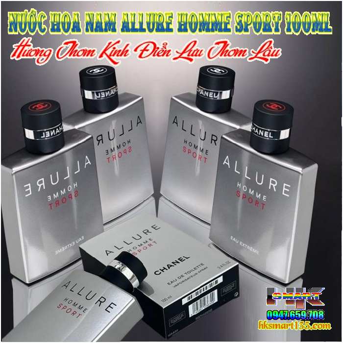 Nước Hoa Nam Alure Home Sport 100ml hương Thơm Kinh Điển Đặc Chuẩn Men Lưu Thơm Lâu
