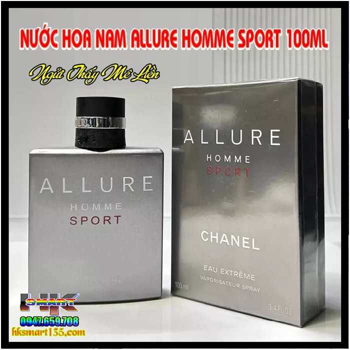 Nước Hoa Nam Alure Home Sport 100ml hương Thơm Kinh Điển Đặc Chuẩn Men Lưu Thơm Lâu