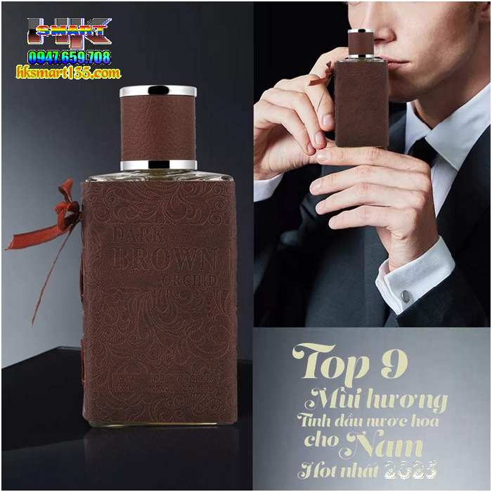 Nước Hoa Nam Jean Miss Dark Brown Orchid Và Dark Black Homme 80ml Chính Hãng Thơm Lâu Nam Tính