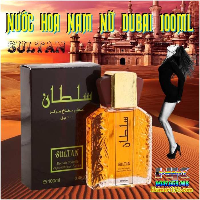 Nước Hoa Nam Nữ Dubai SULTAN & CLASSIC 100ml