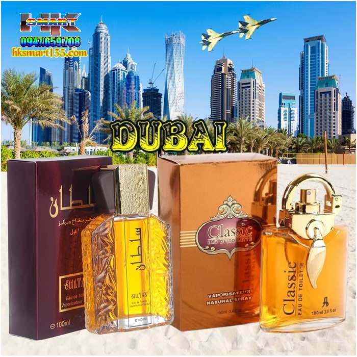 Nước Hoa Nam Nữ Dubai SULTAN & CLASSIC 100ml