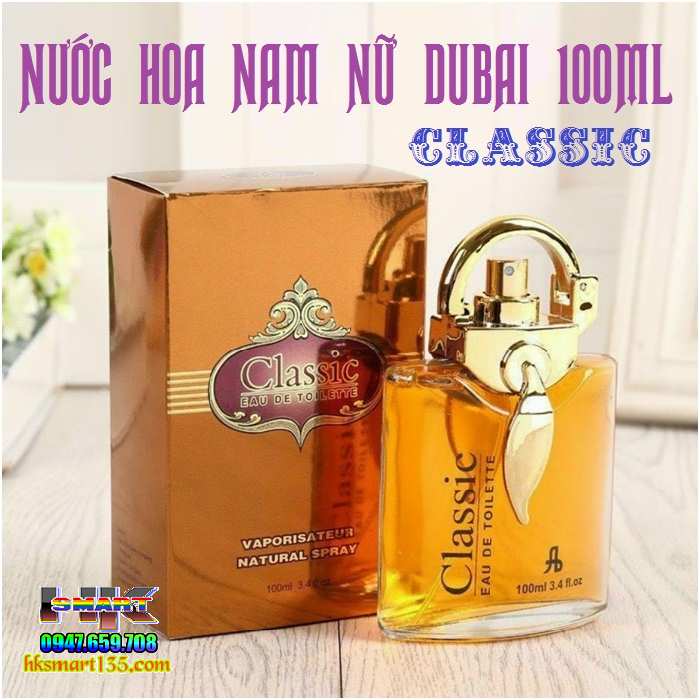 Nước Hoa Nam Nữ Dubai SULTAN & CLASSIC 100ml