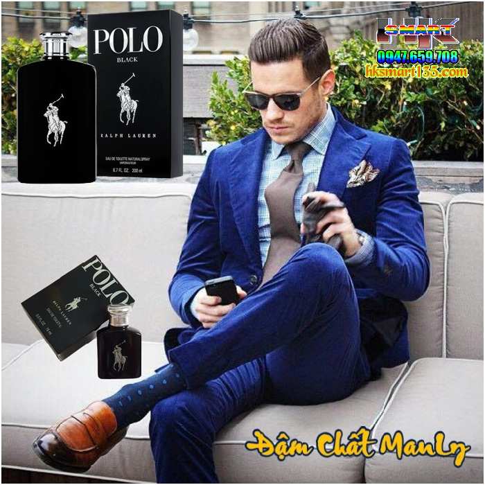 Nước Hoa Nam Rallaure P0l0 Black Ed Spray 125ml Hương Kinh Điển Đẳng Cấp Phái Mạnh