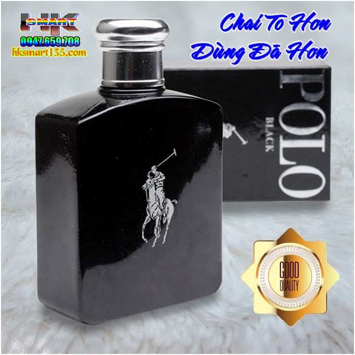 Nước Hoa Nam Rallaure P0l0 Black Ed Spray 125ml Hương Kinh Điển Đẳng Cấp Phái Mạnh