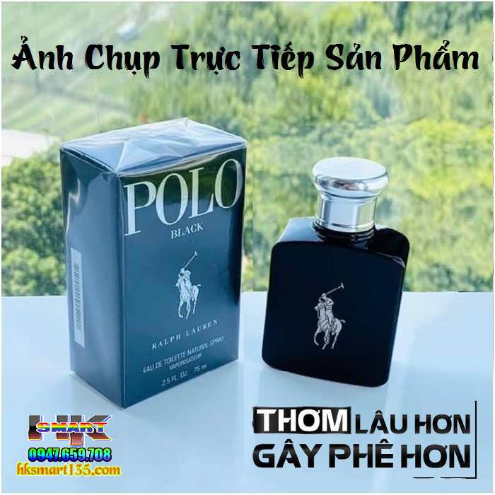Nước Hoa Nam Rallaure P0l0 Black Ed Spray 125ml Hương Kinh Điển Đẳng Cấp Phái Mạnh
