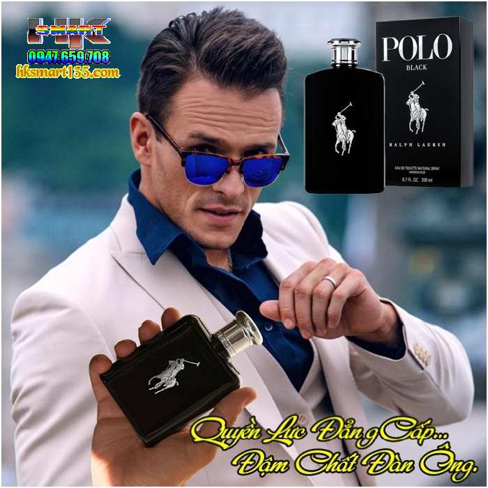 Nước Hoa Nam Rallaure P0l0 Black Ed Spray 125ml Hương Kinh Điển Đẳng Cấp Phái Mạnh
