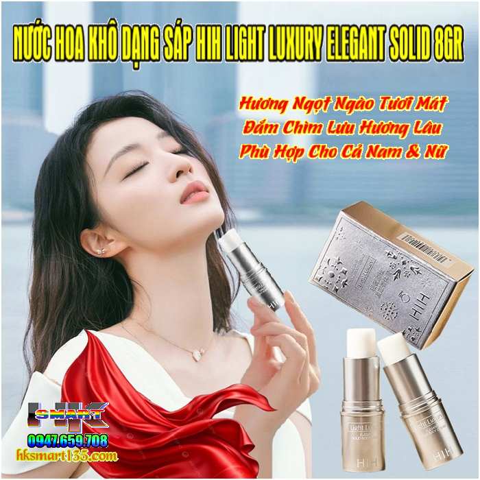 Nước Hoa Khô Dạng Sáp Hih Light Luxury Elegant Solid 10gr