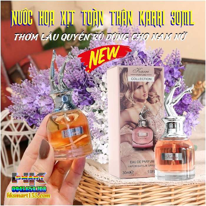 Nước hoa xịt toàn thân Karri Perfume Collection 30ml 