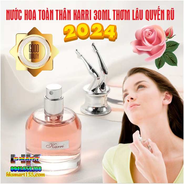 Nước hoa xịt toàn thân Karri Perfume Collection 30ml