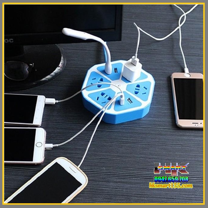 Ổ cắm điện đa năng hình lát cam