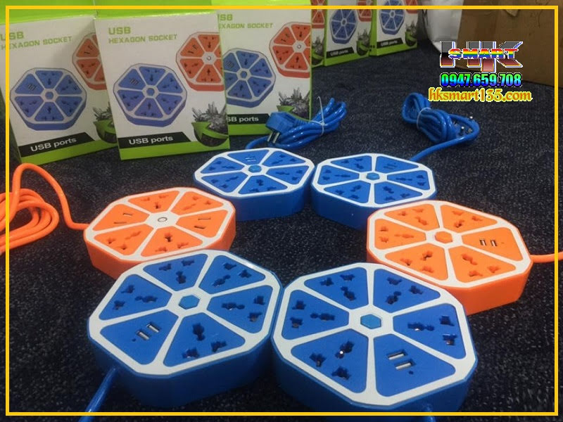 Ổ cắm điện đa năng hình lát cam