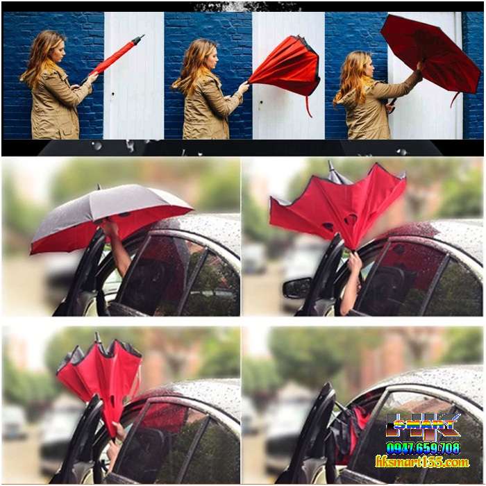 Ô gấp ngược thông minh độc đáo