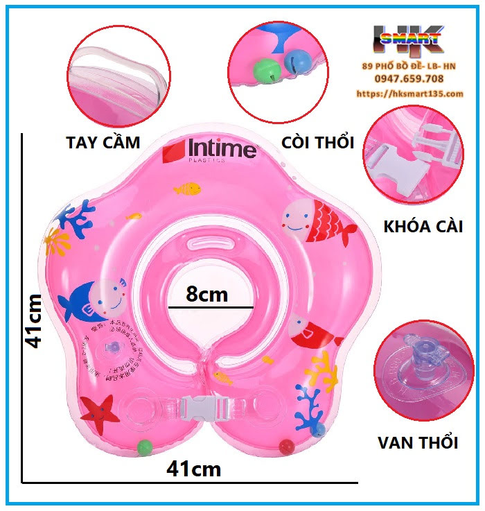Phao Bơi Đỡ Cổ Chống Lật Cho Bé