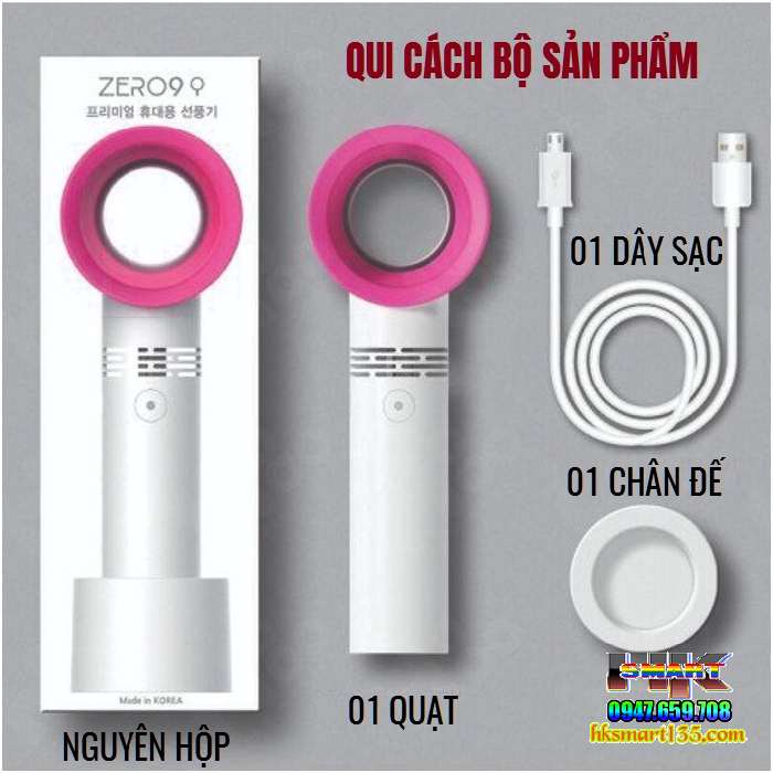 Quạt không cánh mini cầm tay
