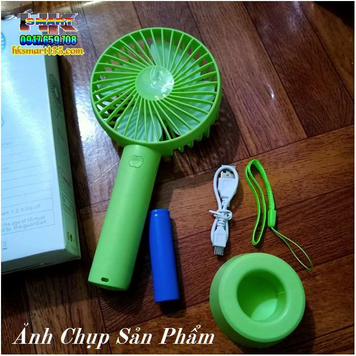 Quạt cầm tay mini dùng pin sạc